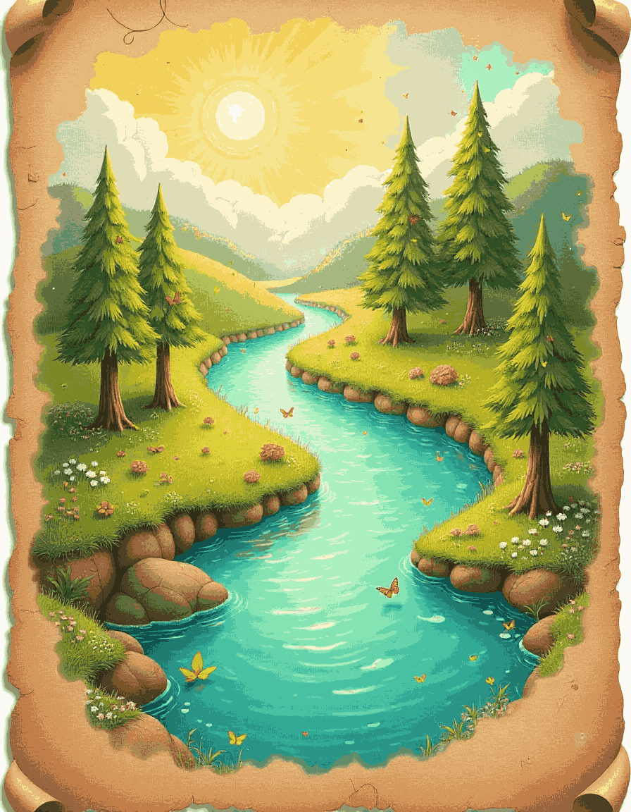 Magical worlds map